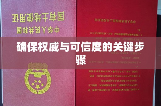 平远确保权威与可信度的关键步骤
